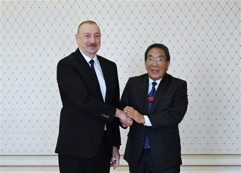 Президент Ильхам Алиев принял президента Сената Парламента Малайзии - ФОТО